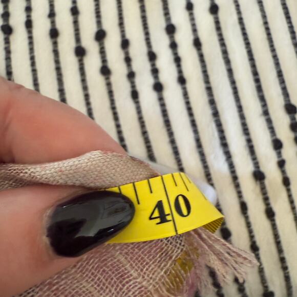 MARTYN THOMPSON | OOAK Linen Hand Dyed Scarf Shawl Wrap - Picture 8 of 9